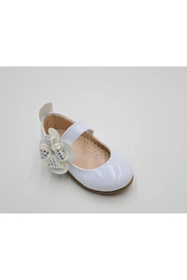 Детские туфли для девочек с ортопедической подошвой Little Pumpkin, White