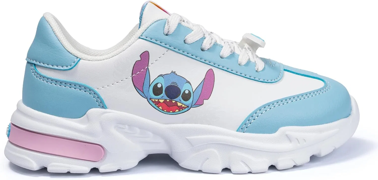Детские кроссовки с принтом Lilo & Stitch Disney, Blue — фото 4