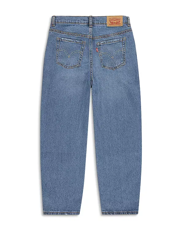 Детские джинсы для девочки с мешковатым кроем Barrel-Leg Silhouette Levi's, Dance Around — фото 2