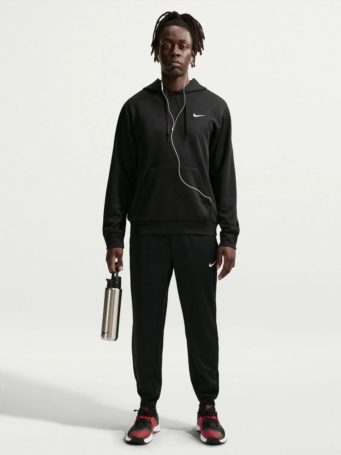 Черные флисовые джоггеры для тренинга Nike Hyverse Dri-FIT — фото 2