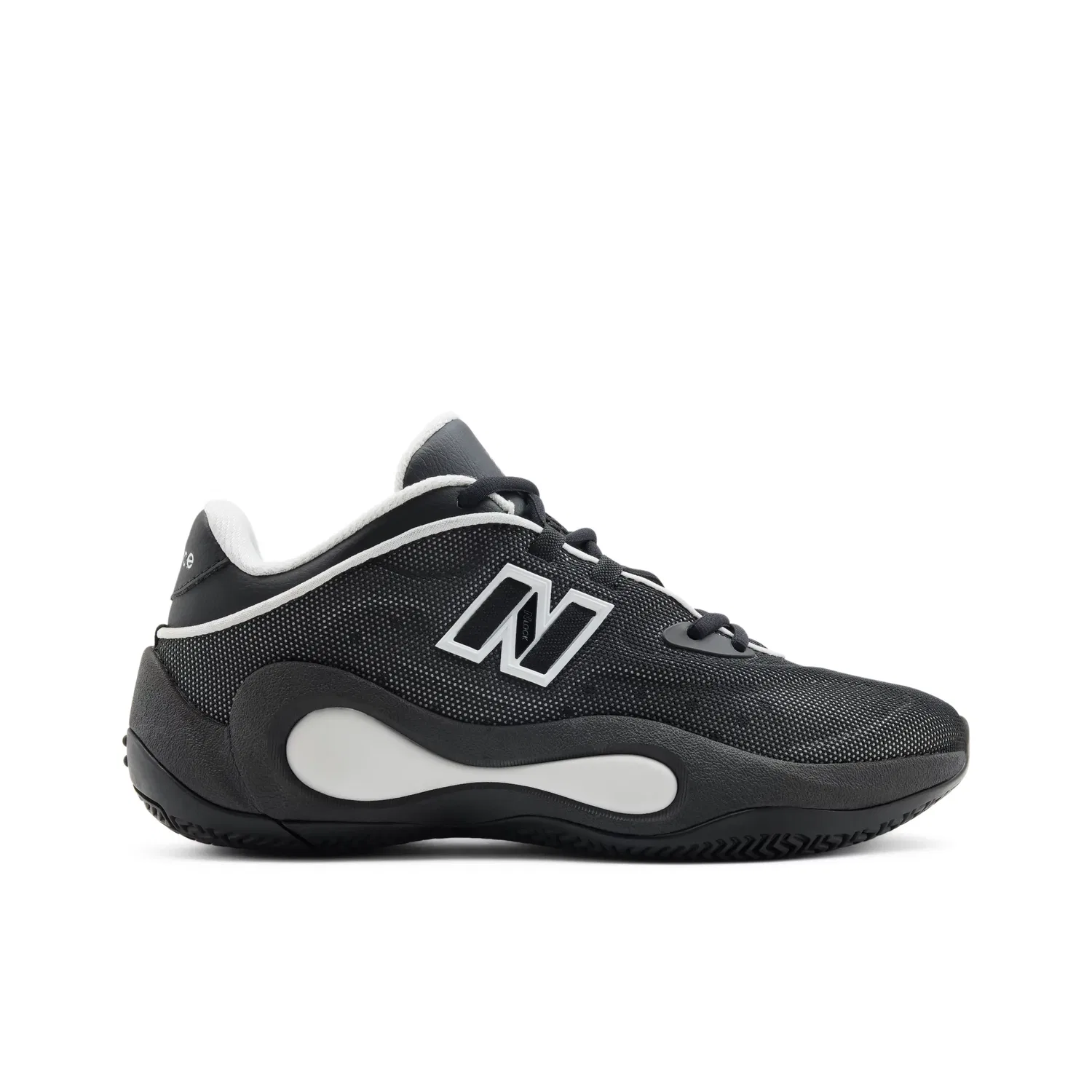 Детские кроссовки с шнуровкой P400 Low New Balance, Black With White