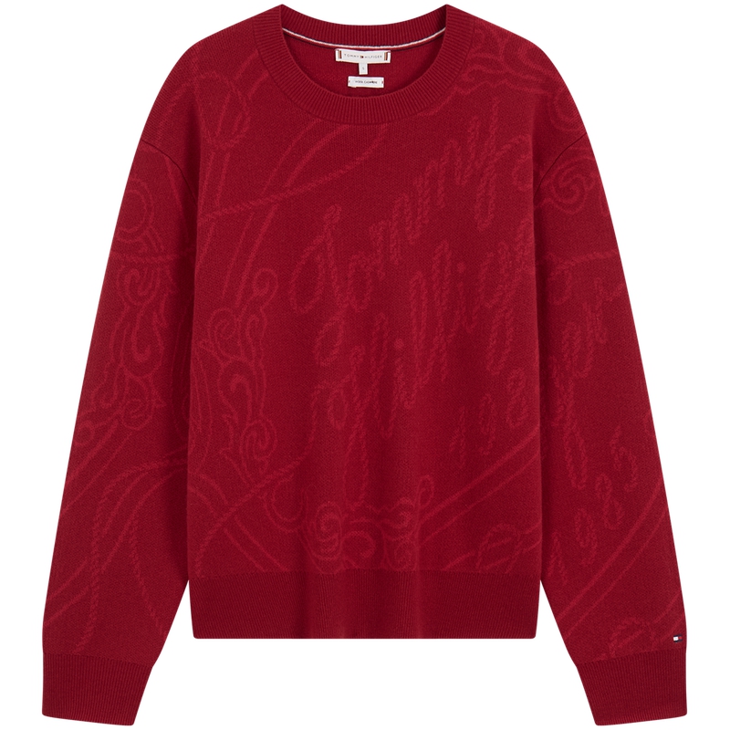 

Новогодняя трикотажная одежда для женщин Tommy Hilfiger, красный xmp