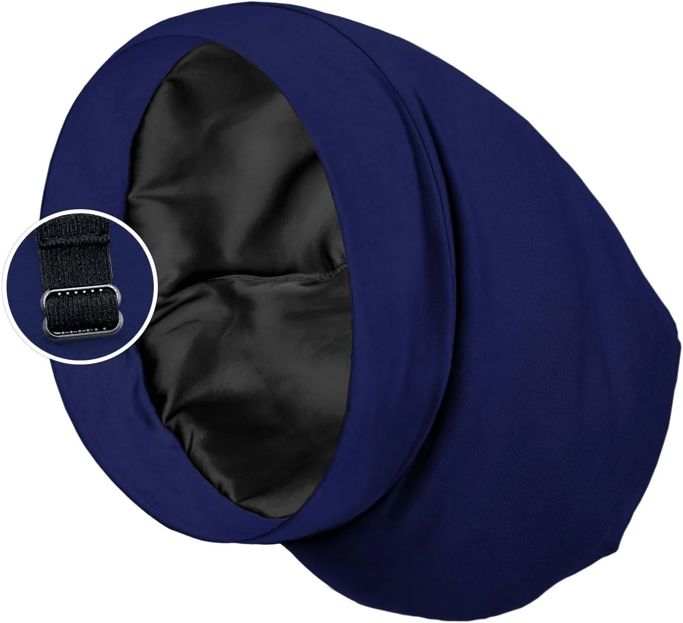 Шапочка для сна PARISBELLA, сатиновая подкладка, 30.48 x 27.94 см, Navy