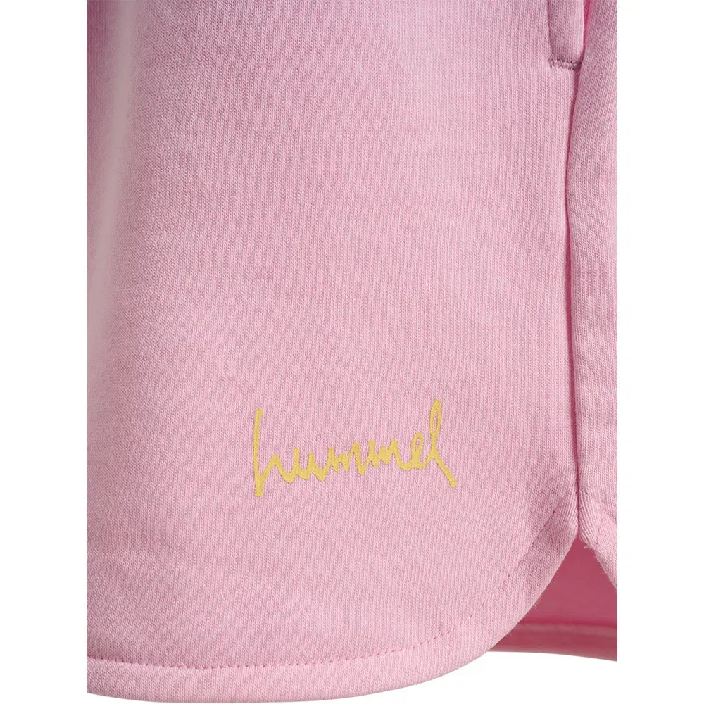 Детские шорты для девочек из футера Summer Sweat G Hummel, Pink — фото 3