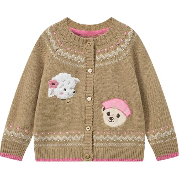Детский свитер с длинным рукавом Teenie Weenie Men, Beige