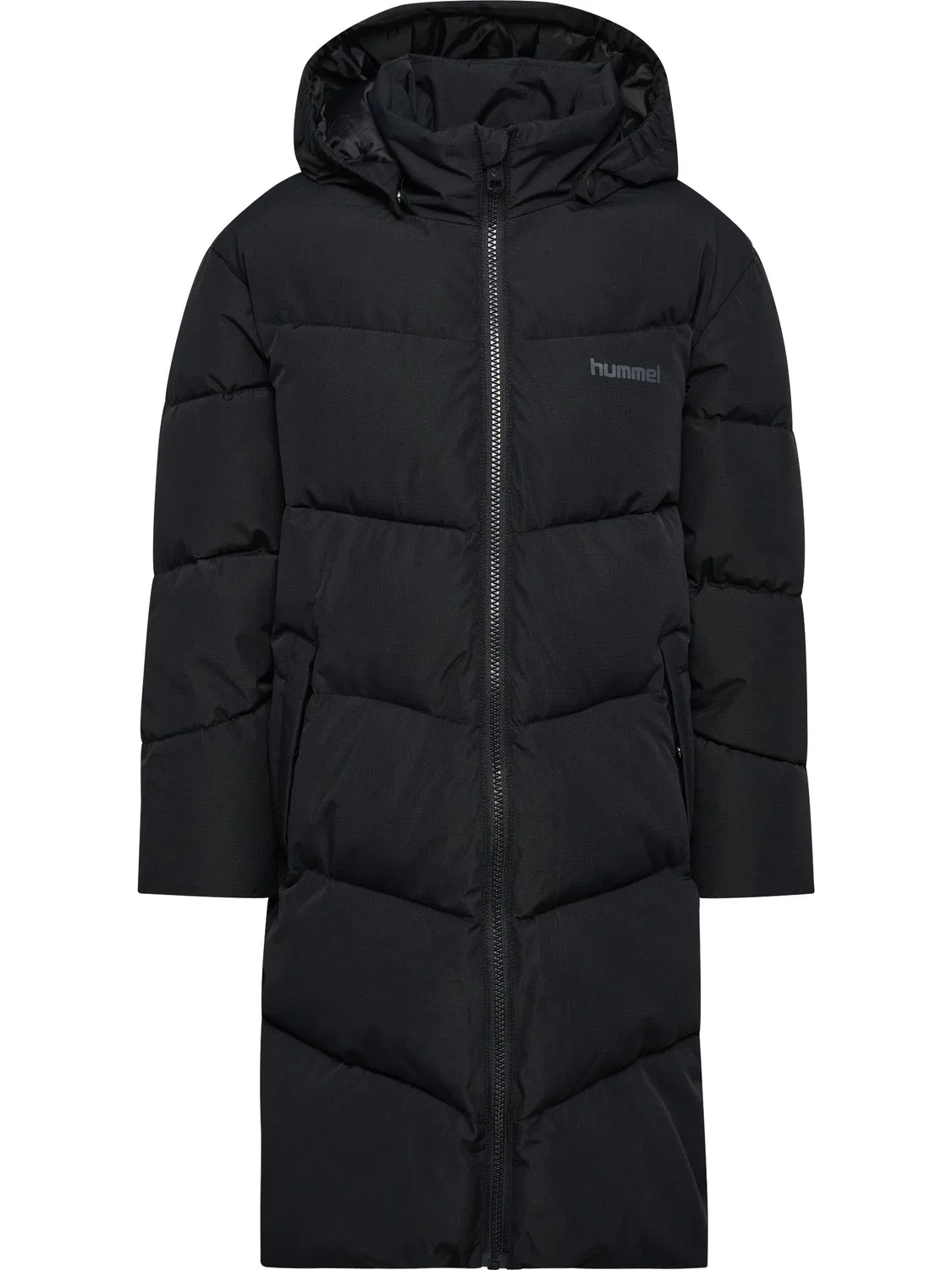 Детская куртка-пуховик с капюшоном Hmljr Puffer Hummel, Schwarz