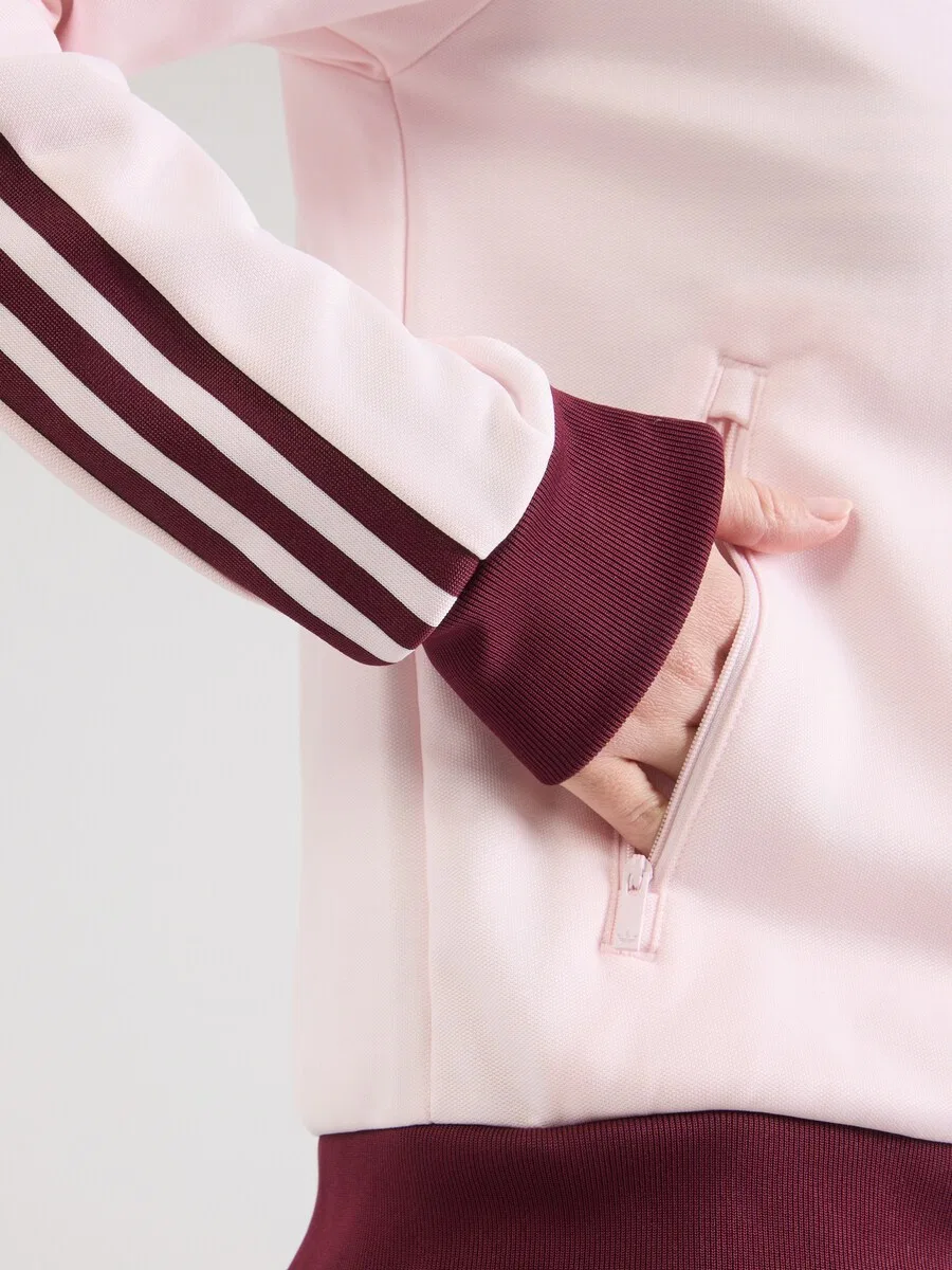 Худи на молнии ADIDAS ORIGINALS 'CLASSIC' в розовом цвете — фото 2