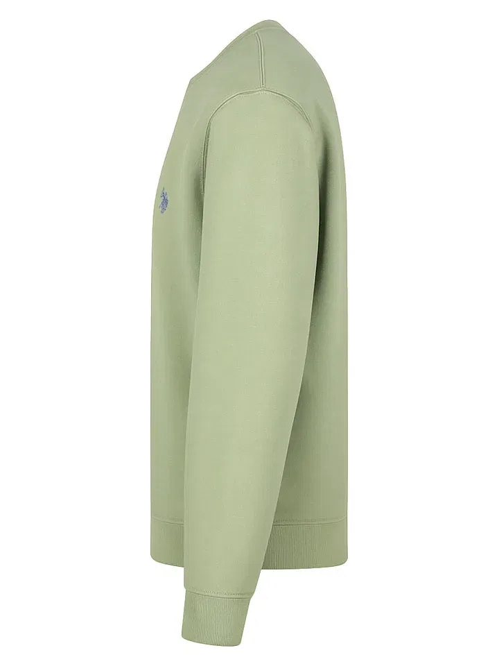Мужская прямая футболка с круглым вырезом U.S. Polo Assn., Green — фото 3