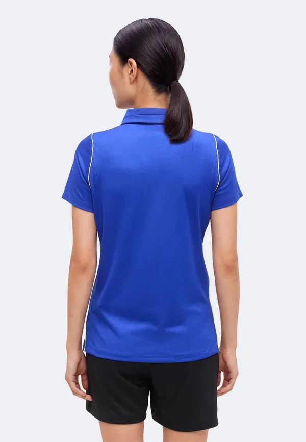 Футболка поло дышащая Cfc w nk df jsy ss stad hm - club wear, Nike Performance, Bright Blue, ярко-синий/золотой — фото 3