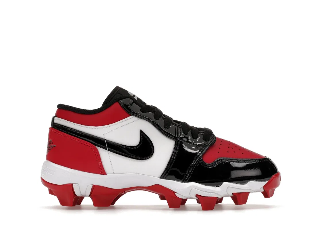 Детские бутсы Jordan 1 Low Cleat Gym Red/White/Black