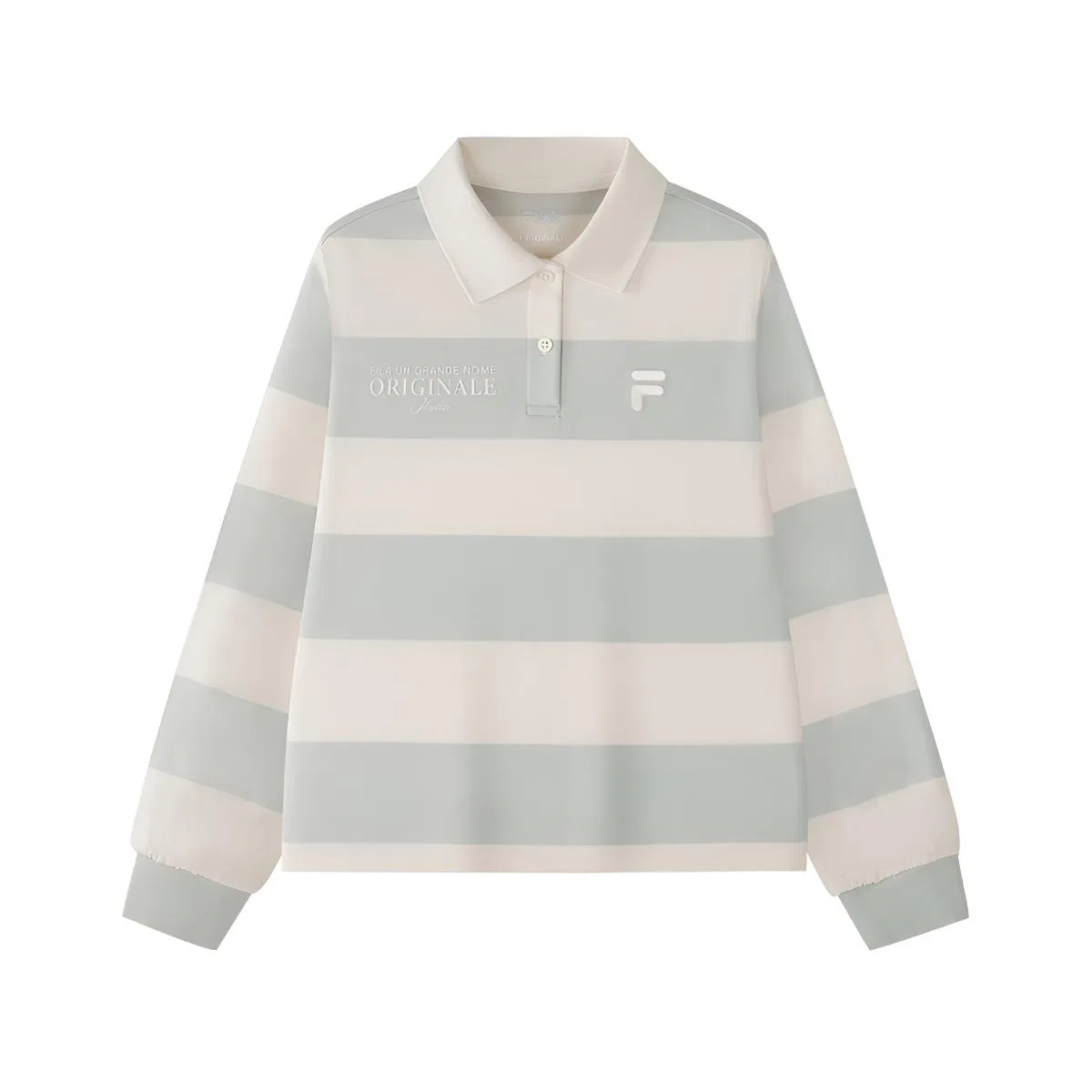 Детское поло с воротником и принтом All Over Print 2 FILA KIDS