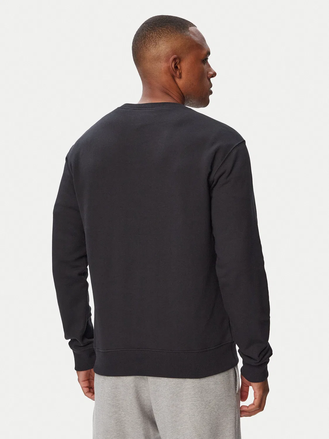 Мужская толстовка стандартного кроя Trefoil Essentials Adidas, черный — фото 3