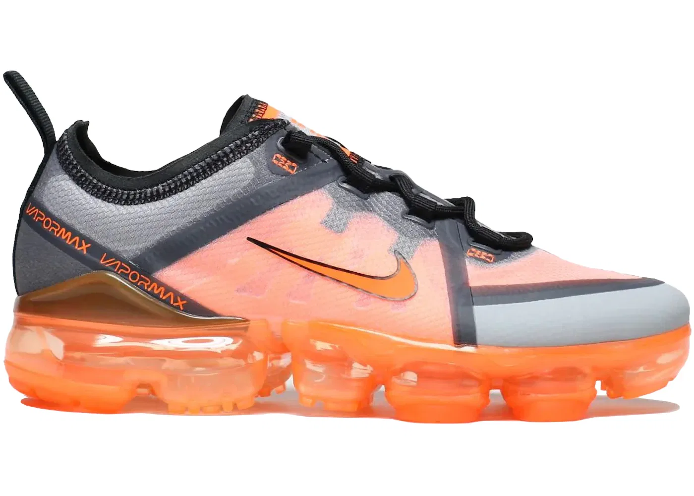 Детские кроссовки Lifestyle Nike Air VaporMax 2019, Dark Grey/Wolf Grey/Black/Total Orange