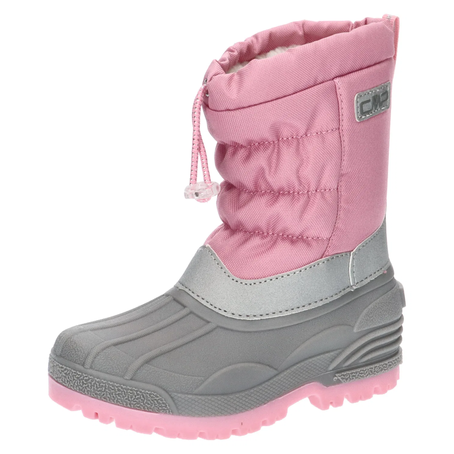 Детские зимние ботинки с высоким голенищем CMP Kids Hanki 3.0 Snow Boots, Rosa Grau Magentapink