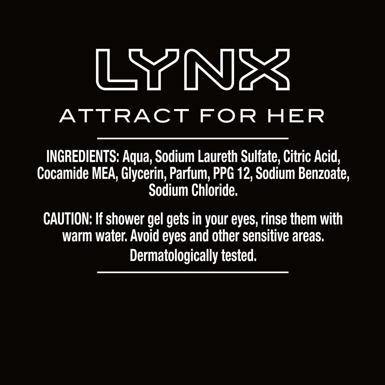 Гель для душа Attract For Her Refreshing Shower Gel, Lynx, 3 шт по 250 мл — фото 3