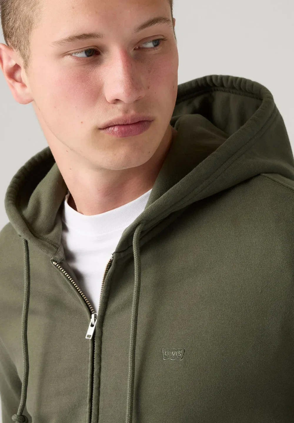 Толстовка на молнии Levi'S, Fog - Greens — фото 3