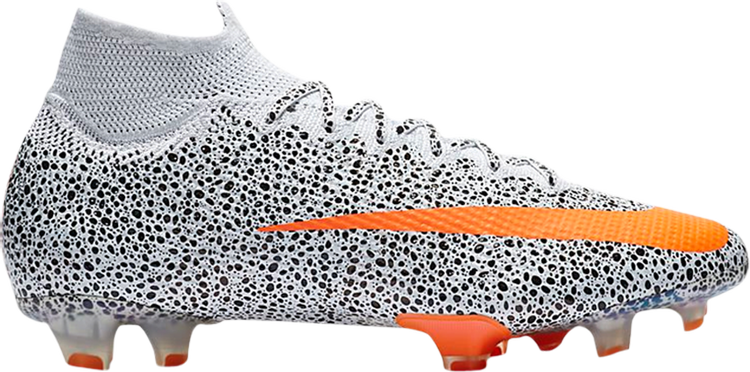 Бутсы Nike CR7 x Mercurial Superfly 7 Elite FG 'Safari', белый - фото