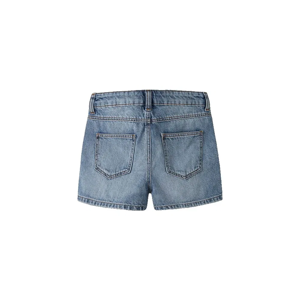 Шорты джинсовые Mom Fit Rose 1141 Name It, синий — фото 4