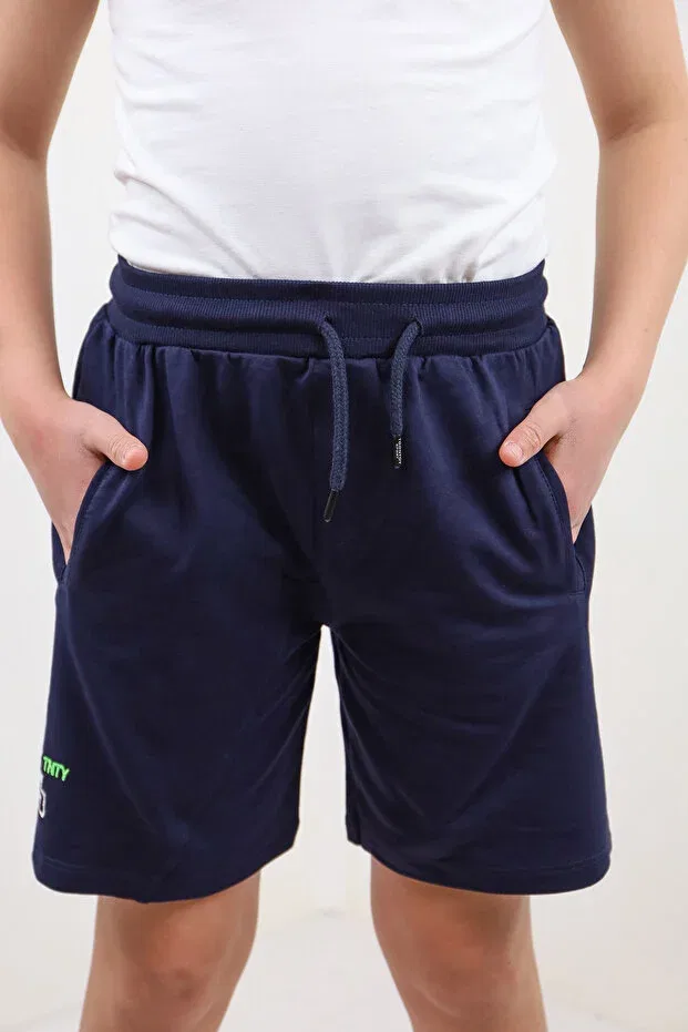 Детские шорты для мальчиков с вышивкой Toontoy, Navy Blue