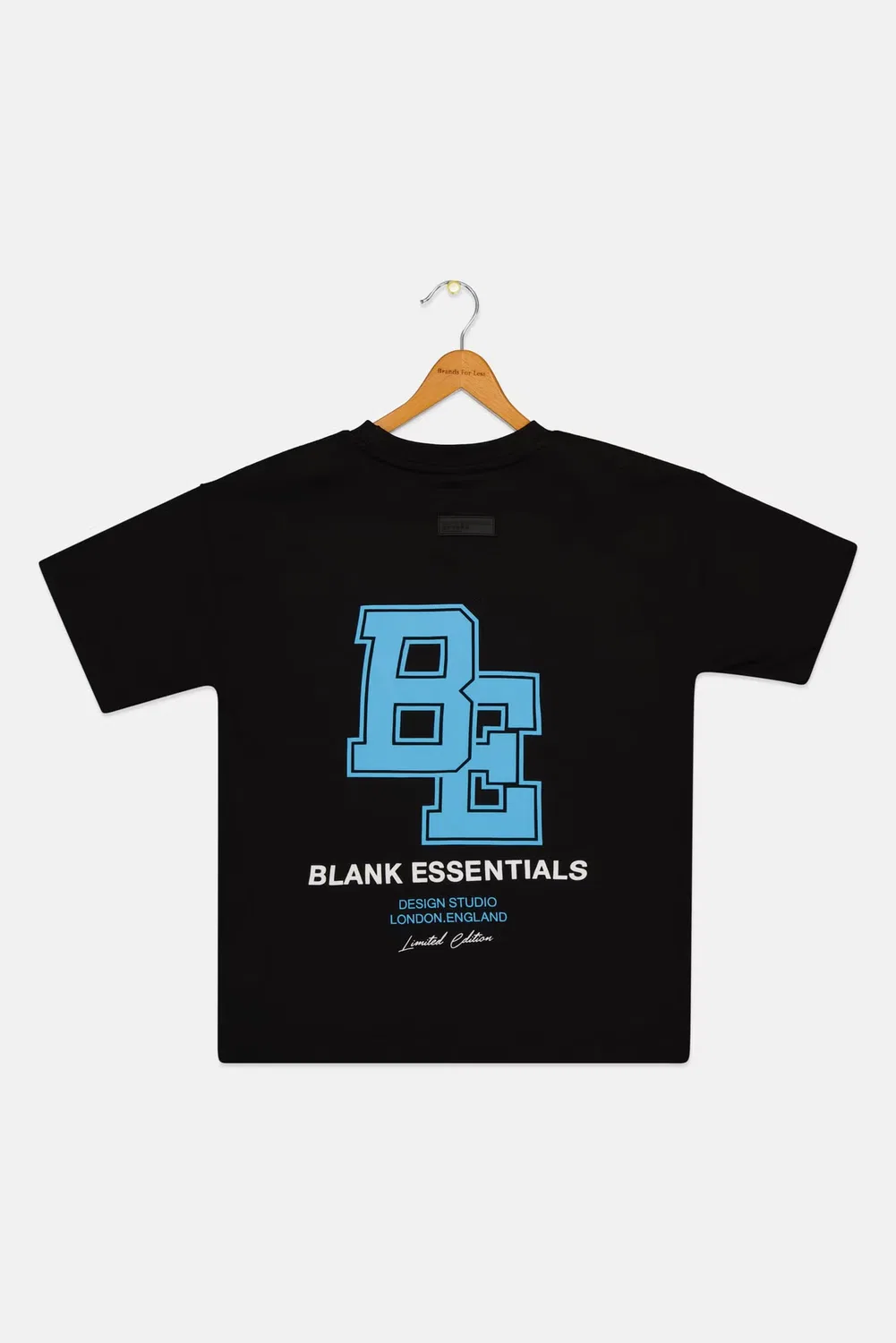 Футболка с принтом для мальчика Blank Essentials, черный — фото 3