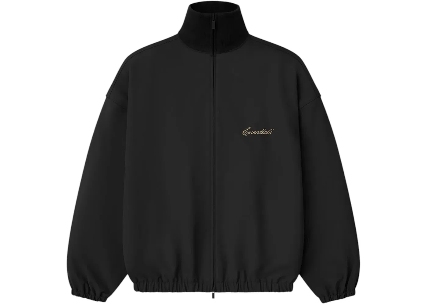 Мужская куртка с длинным рукавом Fear of God Essentials Signature Track Jacket, Vintage Black