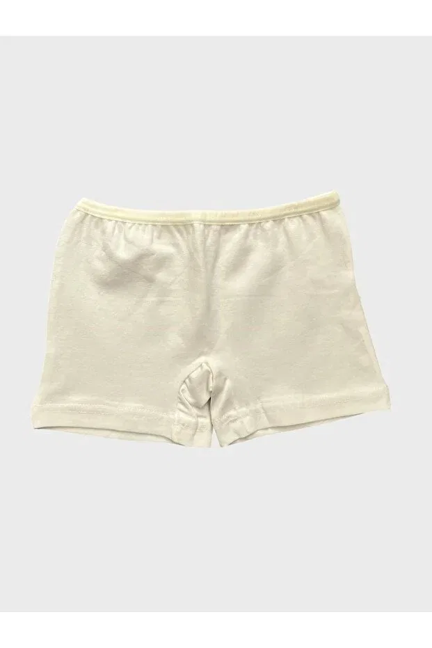Детский комплект для девочек хлопковый с моделью athlete boxer set, Elmas Kids, Ecru — фото 3