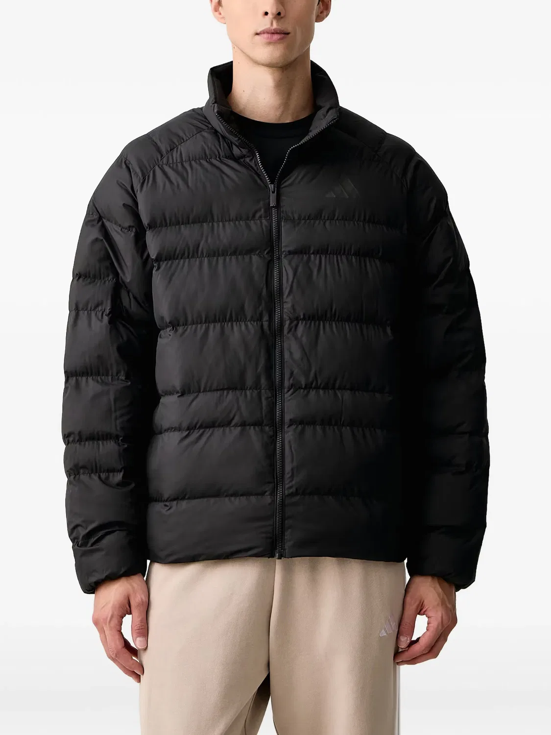 Утепленная куртка Essentials черная Adidas, черный