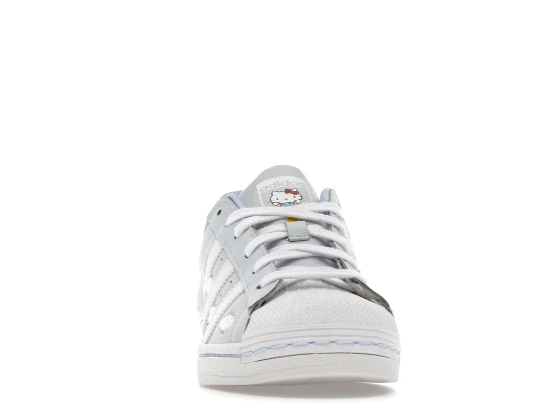 Детские кроссовки Lifestyle Adidas Superstar, Halo Blue/Cloud White/Glow Blue — фото 2