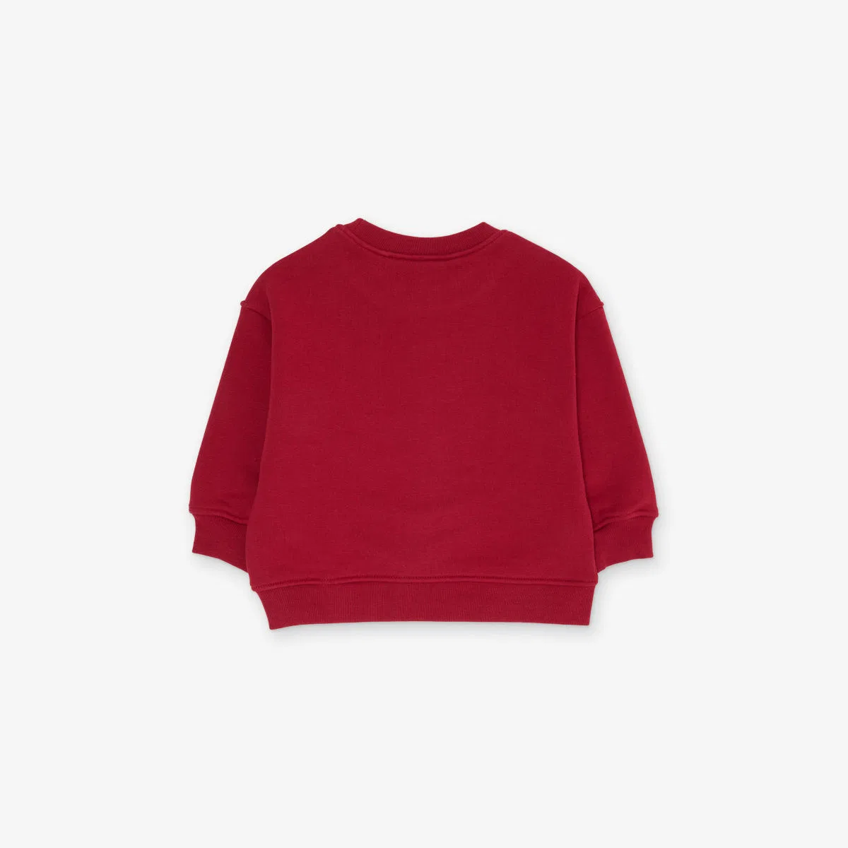 Толстовка из хлопковой смеси с вышитым логотипом Ctre, возраст 1-5 лет The Couture Club, вишневый — фото 3
