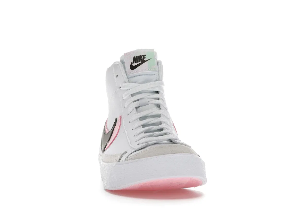 Детские кроссовки Lifestyle с высоким верхом Nike Blazer Mid 77, White/Arctic Punch/Black — фото 2