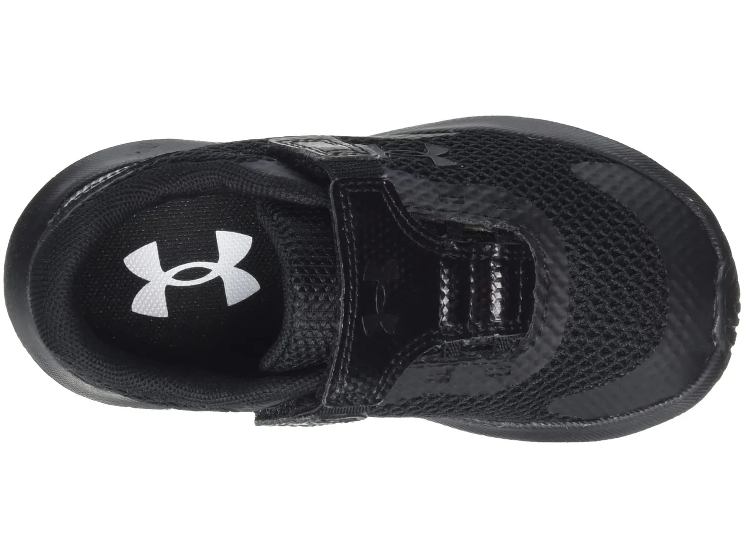 Детские кроссовки для мальчиков с сетчатым верхом Under Armour, Black — фото 3