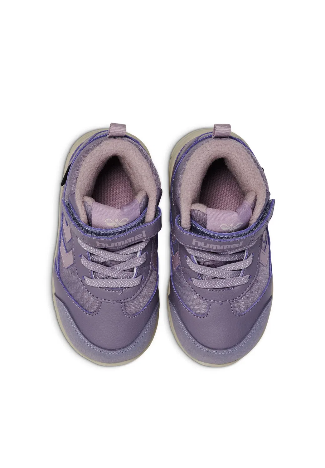 Зимняя обувь Crosslite Mid Tex для младенцев, унисекс - детская обувь Hummel, Gray Ridge — фото 3