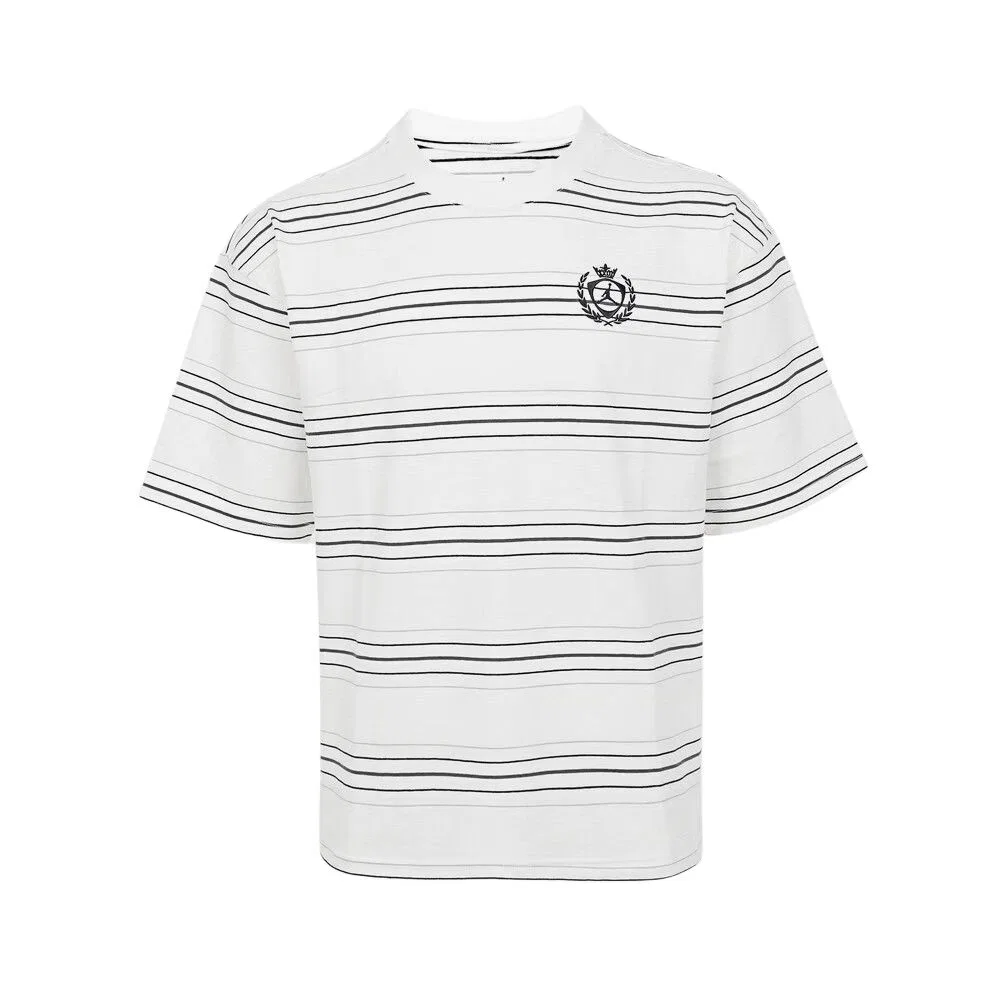 Футболка с круглым вырезом, мужская, Jordan, White/Black