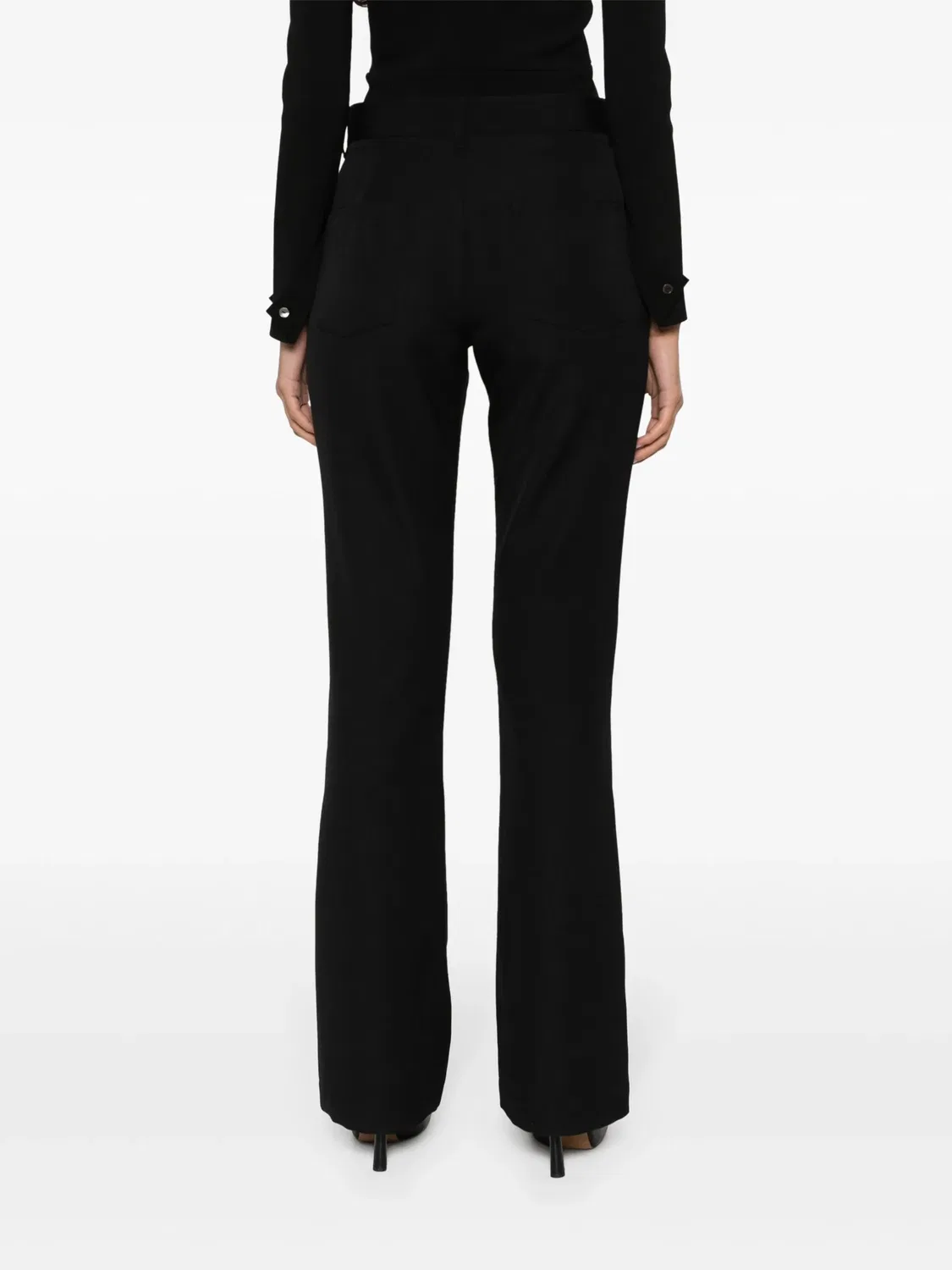 Шаровары из твида Balmain, черный — фото 4