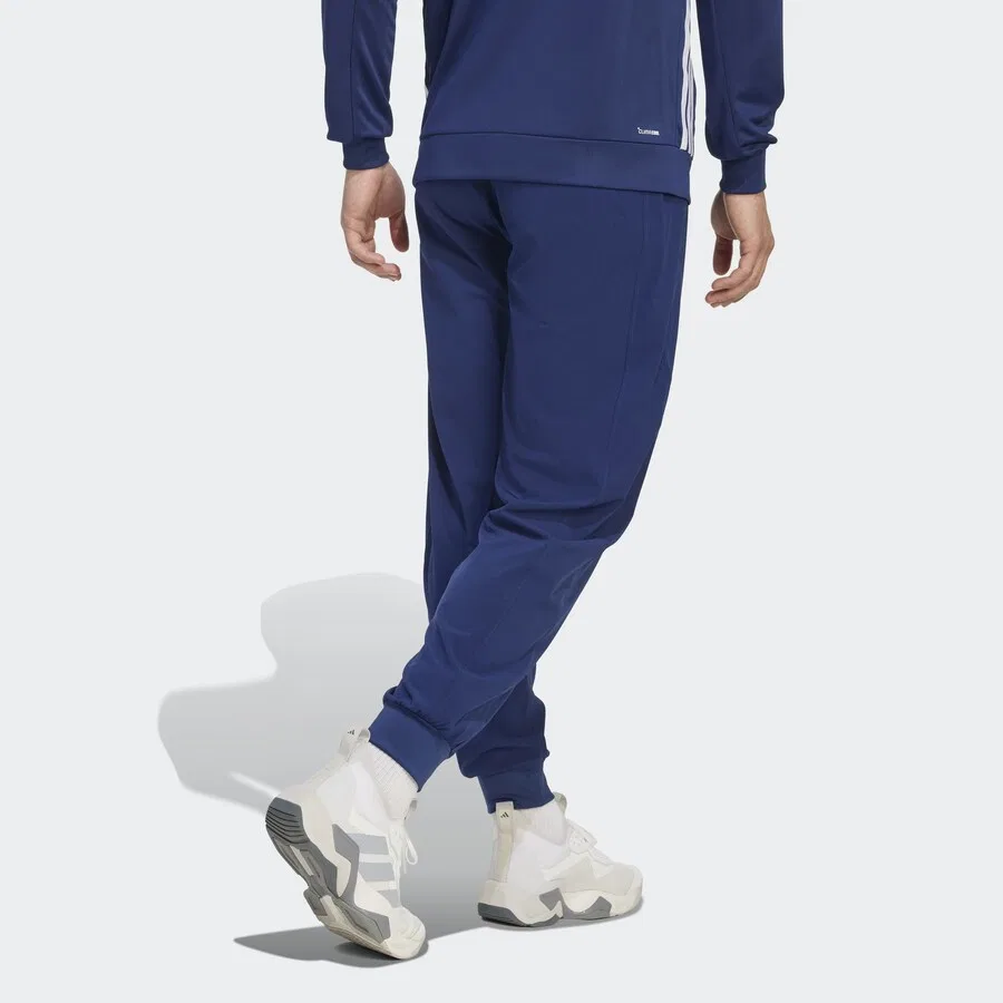 Спортивные шорты ADIDAS PERFORMANCE зауженного кроя, темно-синие — фото 4