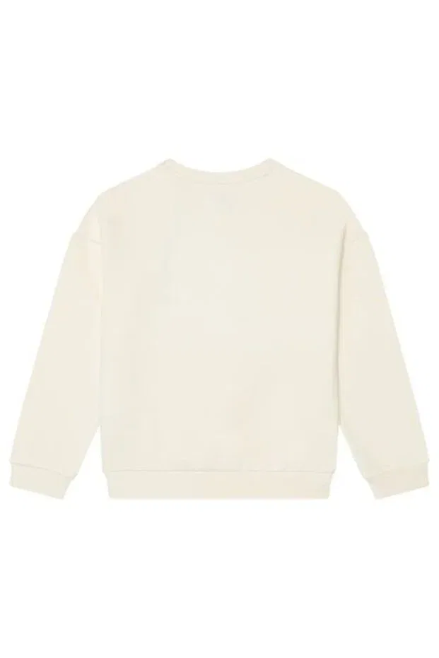 Детские свитшот для девочек с длинным рукавом Guess, White — фото 2