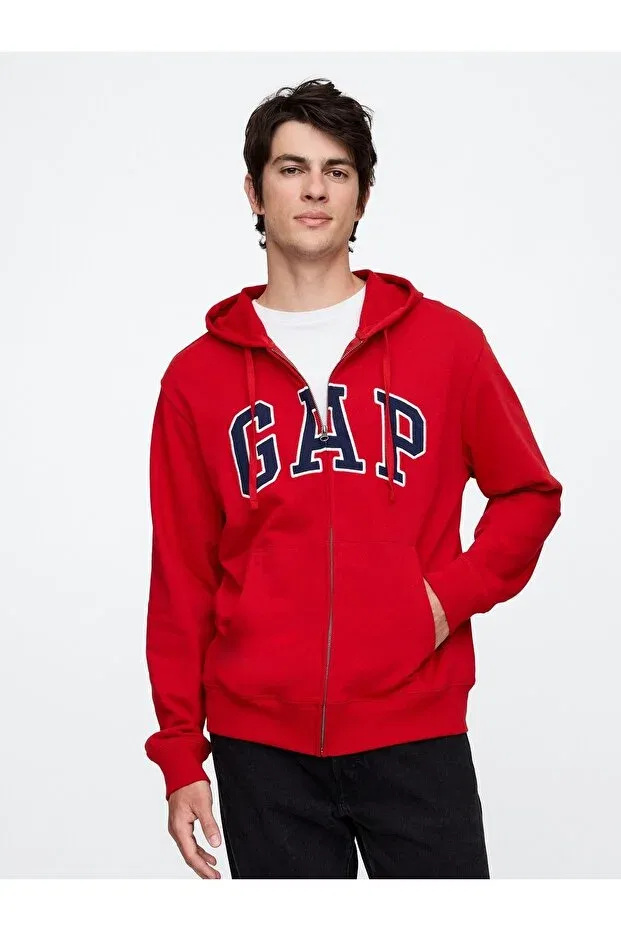 Мужские свитшот с длинным рукавом Gap, Красный