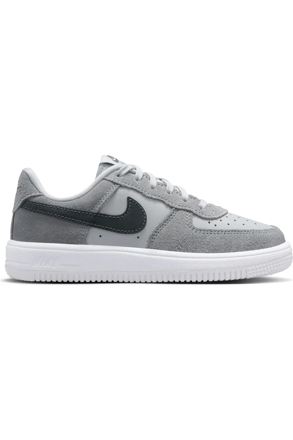 Детские кроссовки баскетбольные Force 1 Low Essential Nike, светло-серый/темно-серый/серый — фото 2