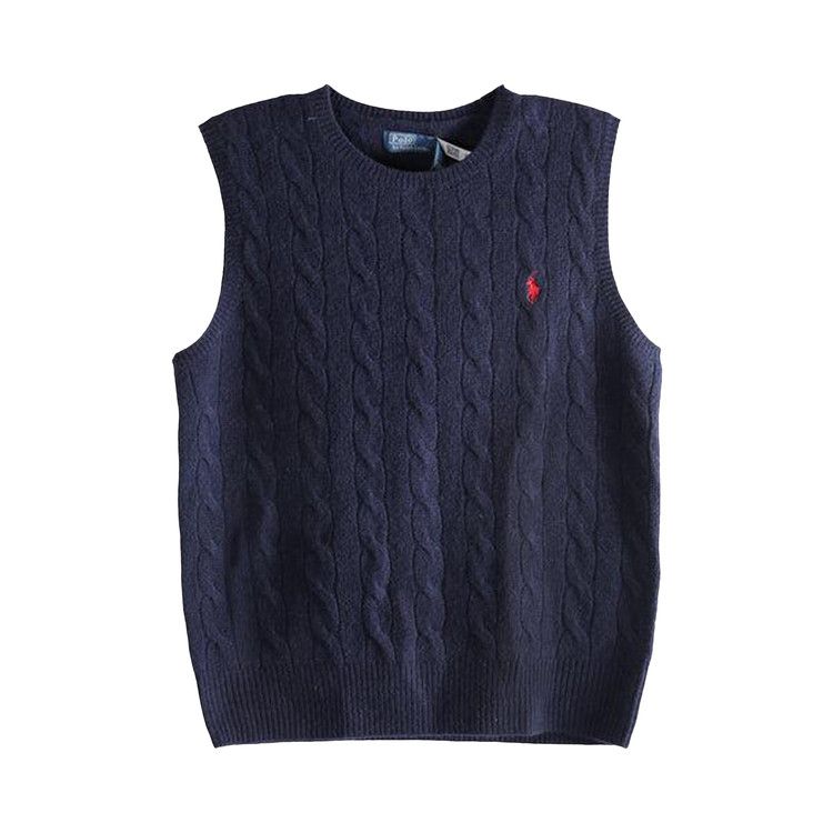 

Свитер Polo Ralph Lauren Sleeveless Crew Neck Pullover Sweater, Hunter Navy