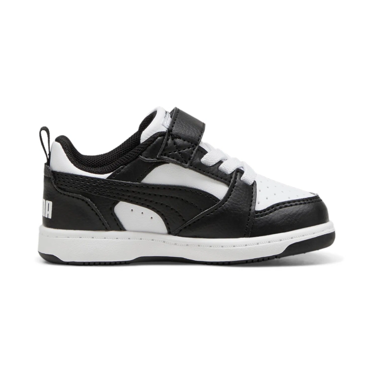 Детские кроссовки с низкой посадкой Rebound V6 PUMA, White/Black — фото 3