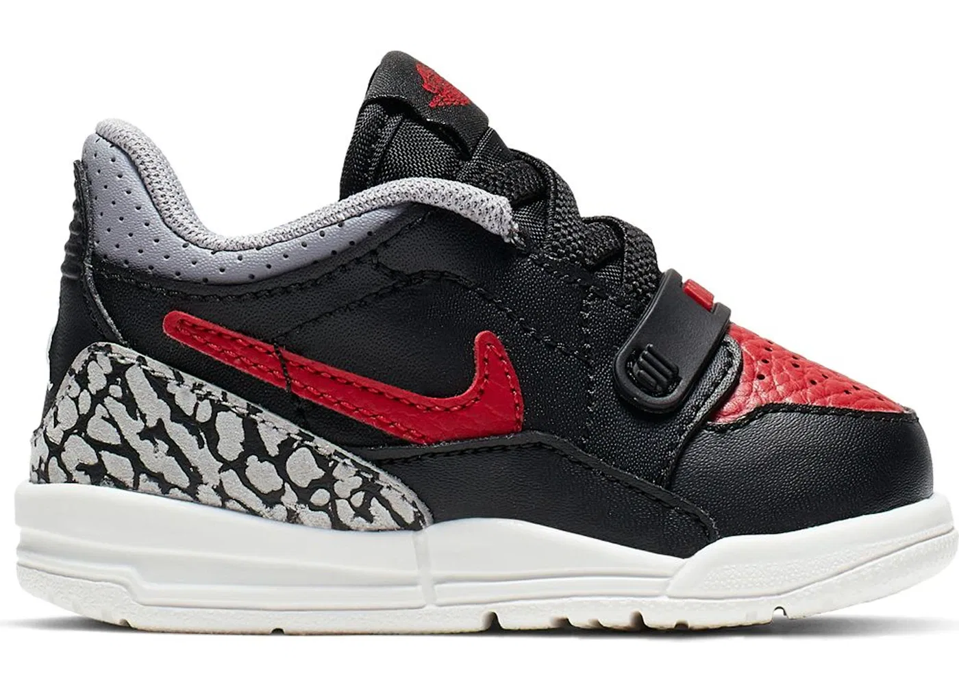 Детские кроссовки Lifestyle с принтом Jordan Legacy 312 Low Jordan, Black/Gym Red-Black-Cement Grey