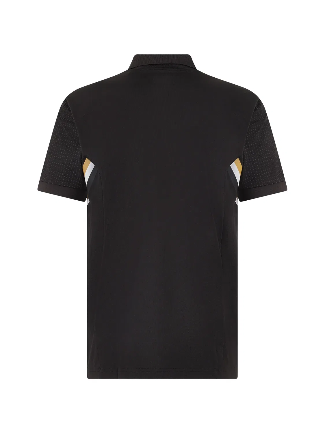 Поло Slim Fit черного цвета BOSS, черный — фото 2