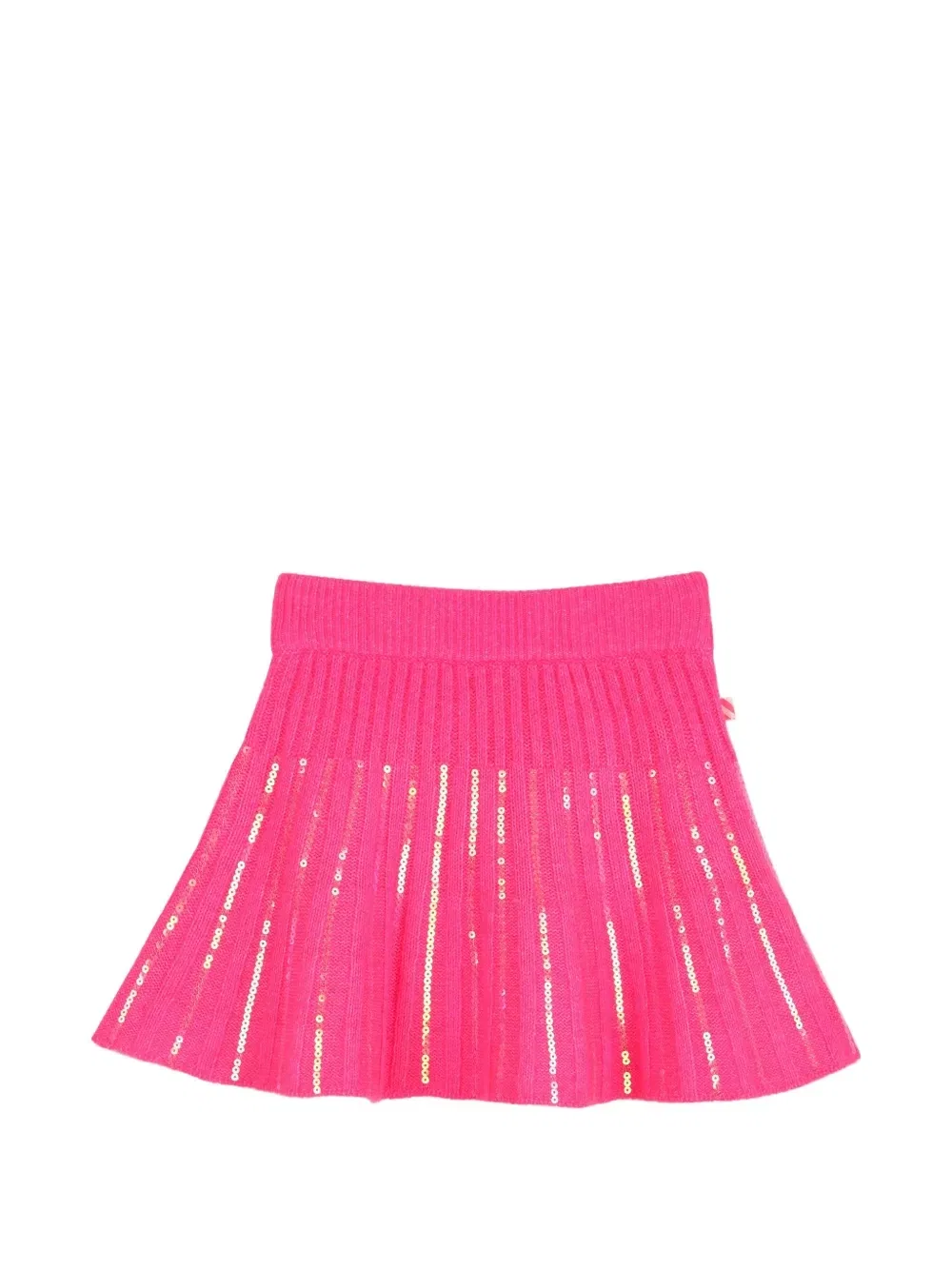 Юбка в рубчик с пайетками Billieblush, розовый