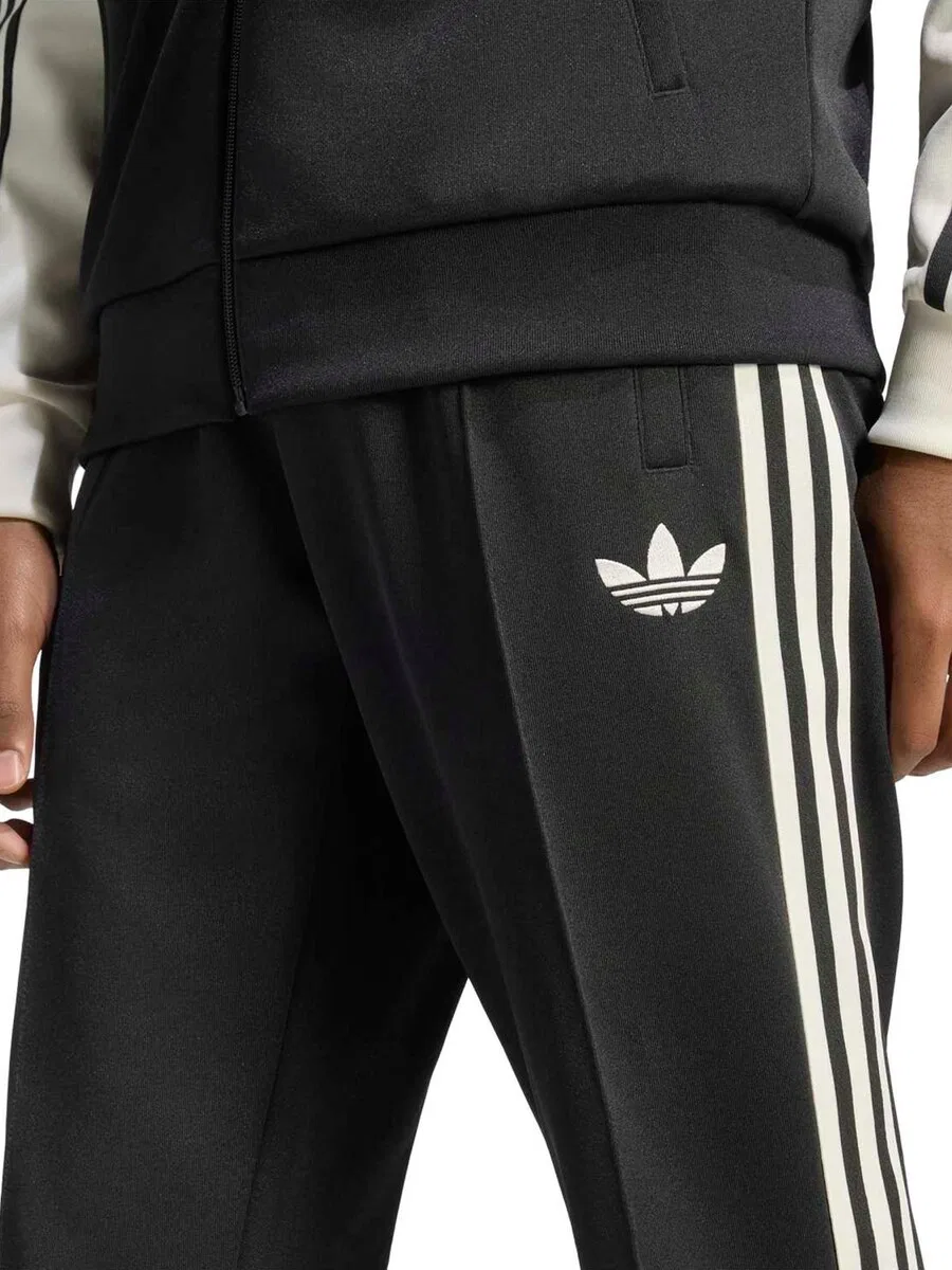 Спортивные брюки ADIDAS PERFORMANCE Tapered Workout Pants 'JUVE OG2' черного цвета — фото 4