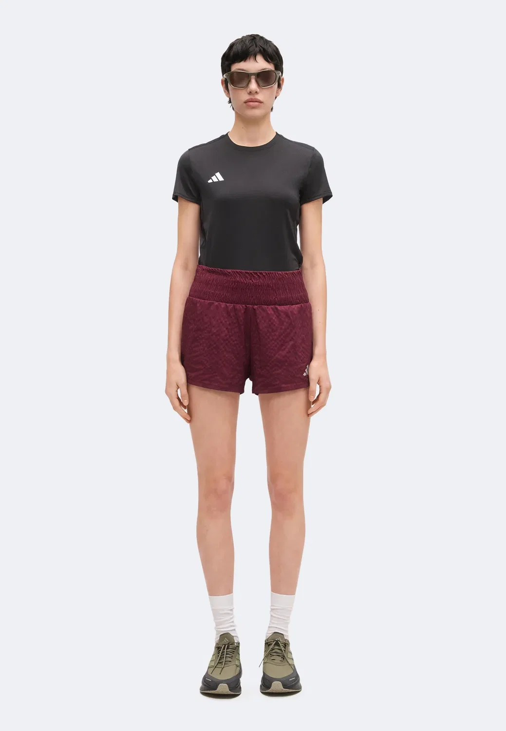 Adi365 - спортивные шорты Adidas Performance, Maroon — фото 2
