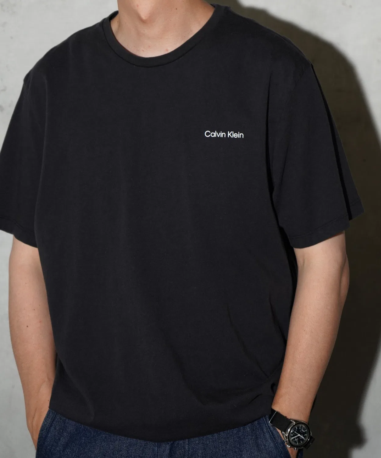 Футболка с принтом Ozone Washed Calvin Klein, Black