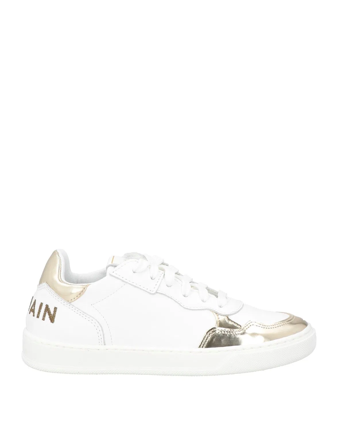 Кроссовки кожаные Balmain, белый