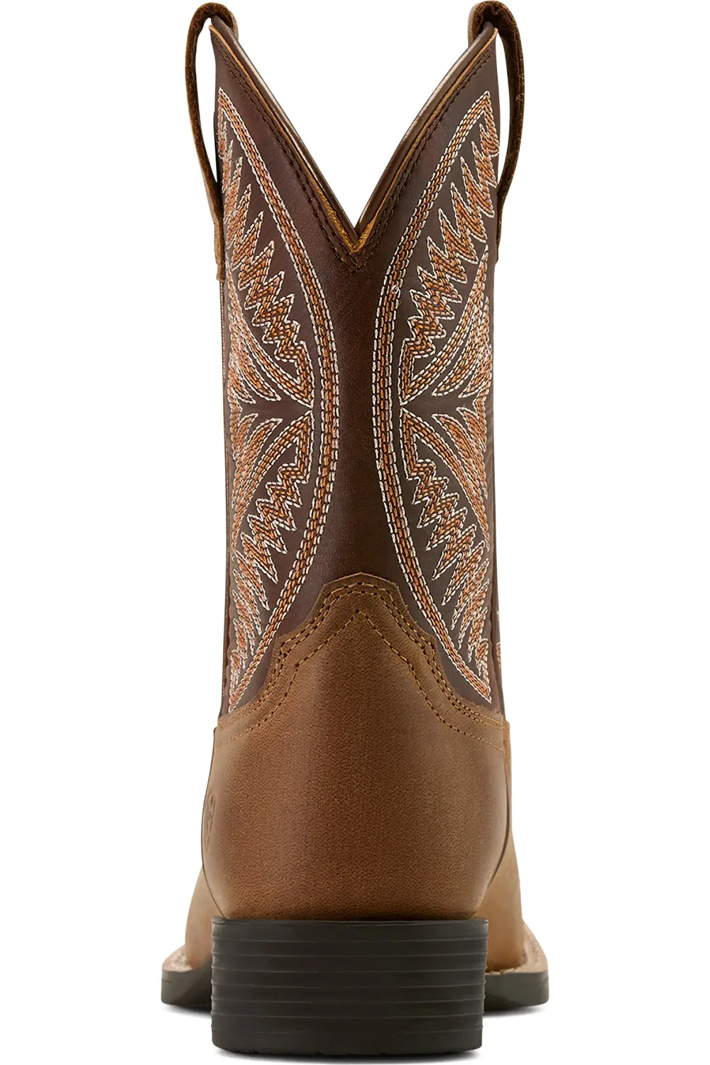 Детские ботинки ковбойские с широким носком Ruidoso Ariat, Pearl/Chocolate Brown — фото 3