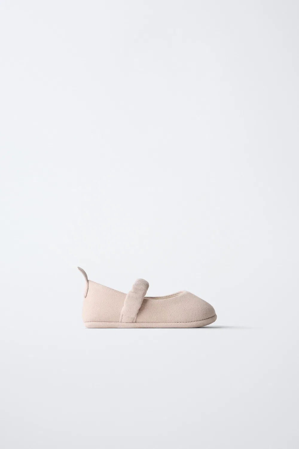 Кожаные балетки ZARA, Pink
