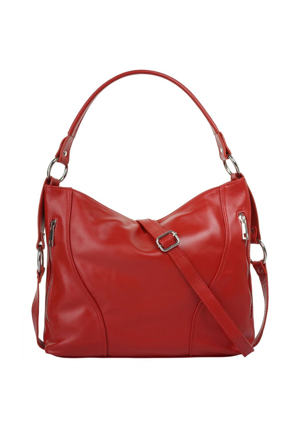 

Сумочка, натуральная кожа, производство Италия Samantha Look, красный